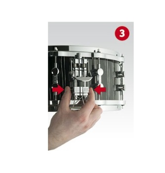 Preview: Sonor Dual Glide System Stimmbock, Chrom